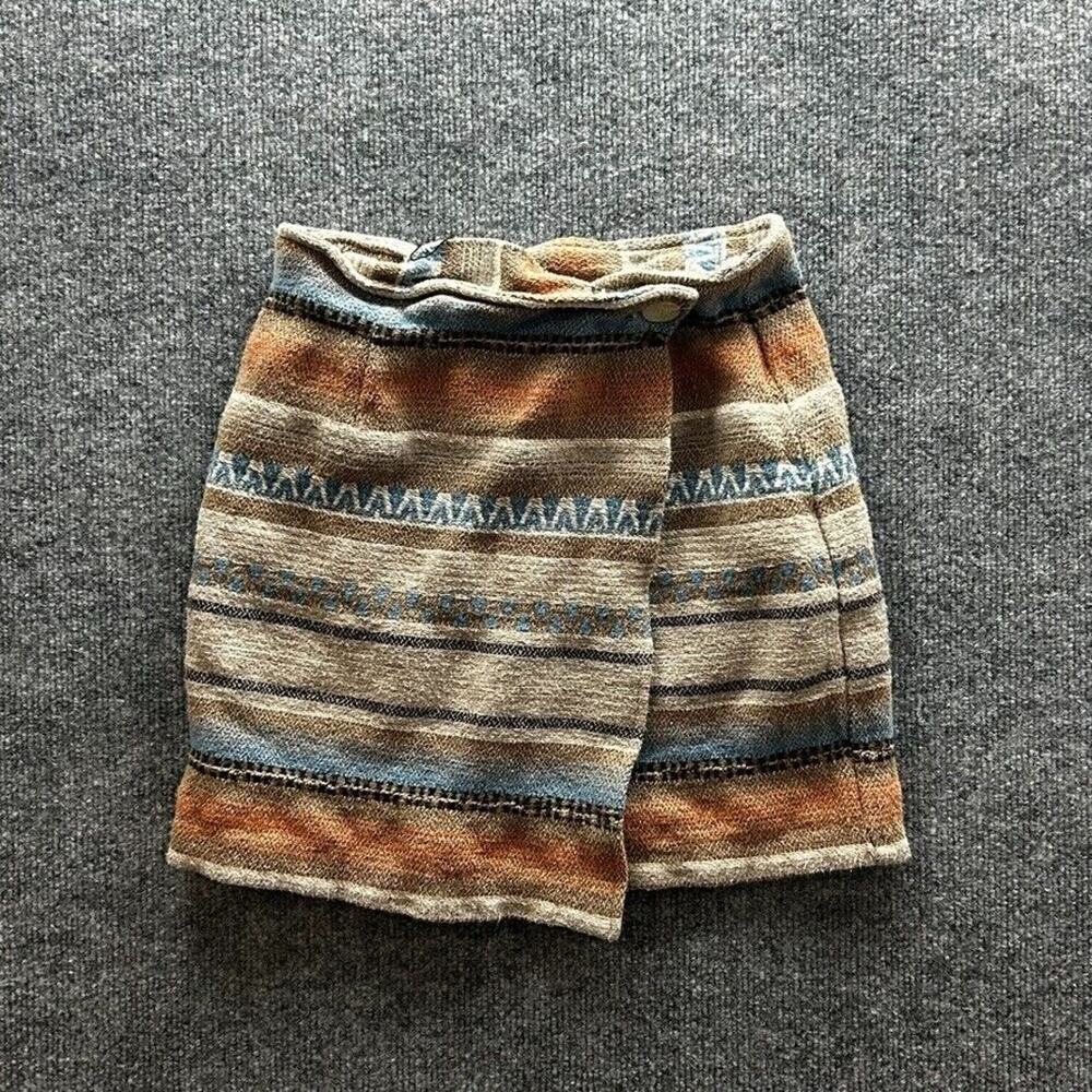 Inclinations Southern Western Style Wrap Skirt Size 8